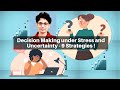 Teaser Promo, for my upcoming NEW Course, on Decision Making, under Stress and Uncertainty.