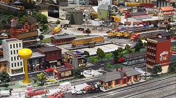 Operating Millhouse River Studio Transfer Table - MTH UP U50C at Corner Field Model Railroad Museum