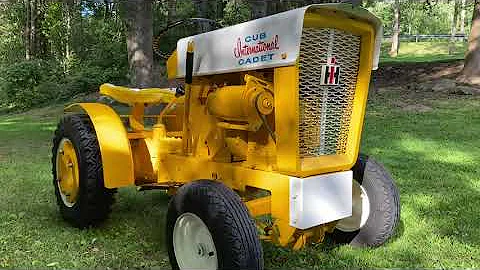 1963 Cub Cadet original Danco UD6 creeper drive demonstration