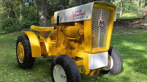 1963 Cub Cadet original Danco UD6 creeper drive demonstration