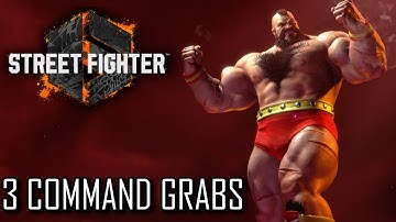 SF6 Zangief 3 COMMAND GRABS