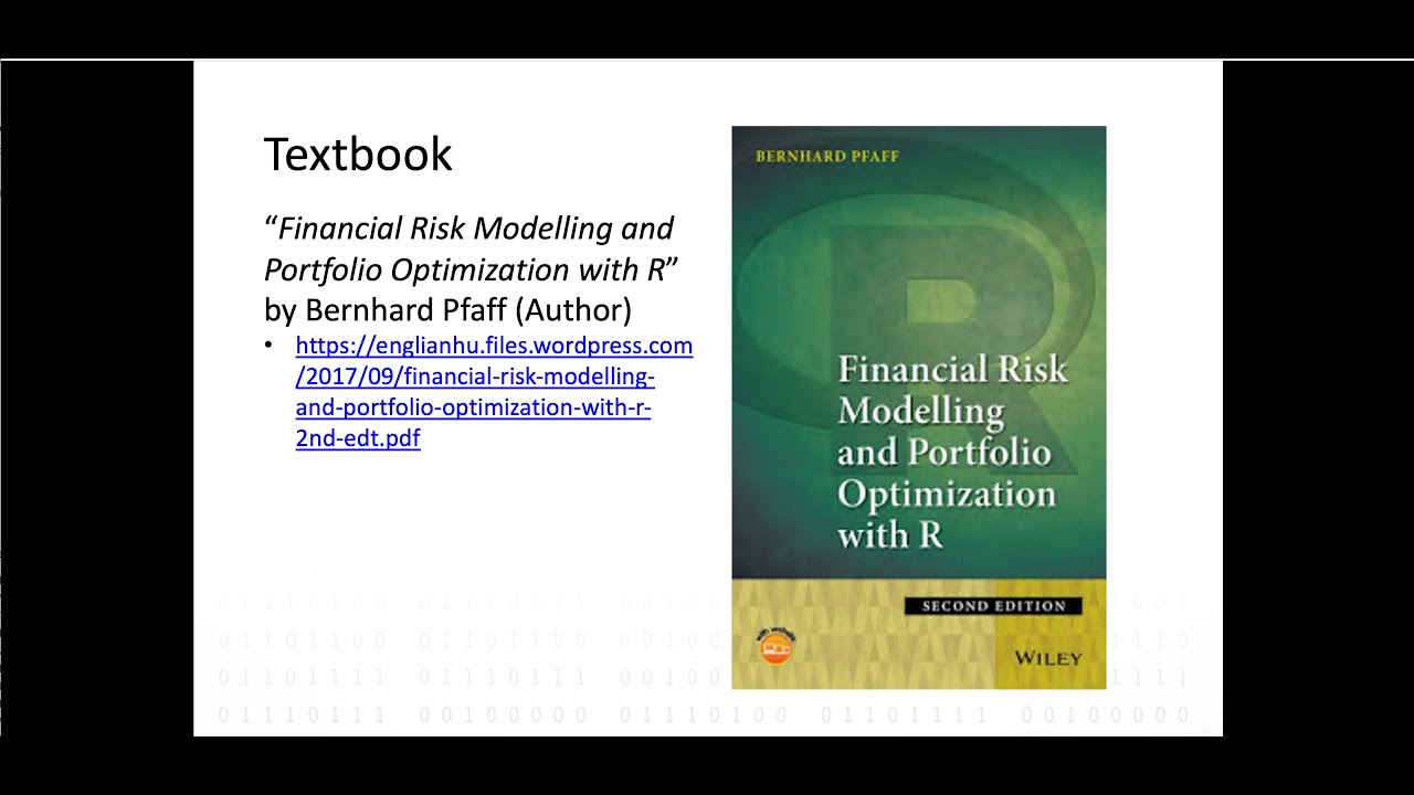 Financial Risk Modeling and Portfolio Optimization with R (part 2 ...