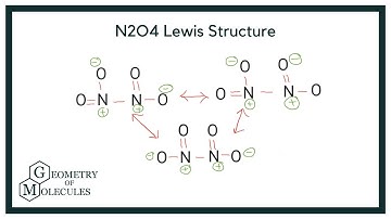 N2O4 Lewis Structure: Dinitrogen Tetroxide Lewis Dot Structure