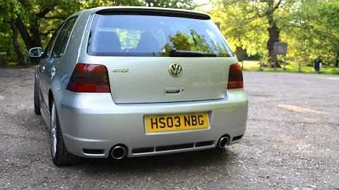 VW Golf R32 V6 2003 MK4 Standard Exhaust Sound