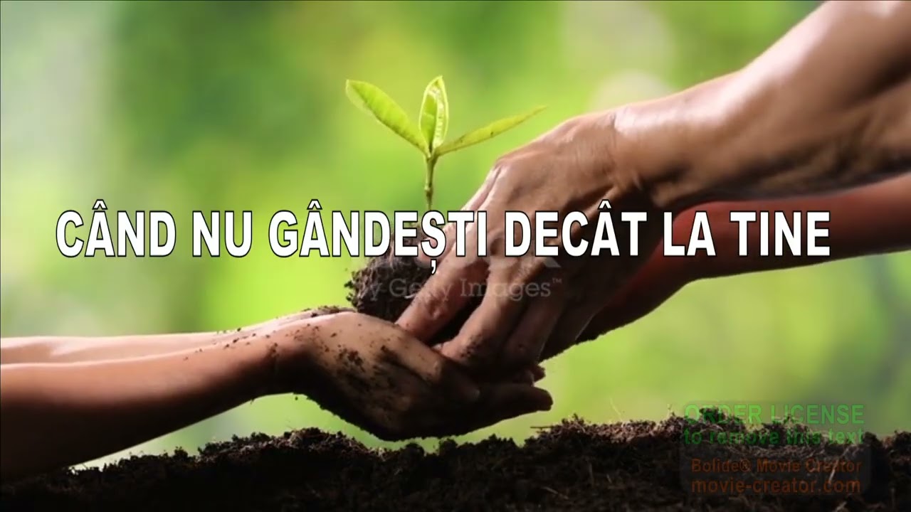 Când nu gândești decât la tine - Nou 