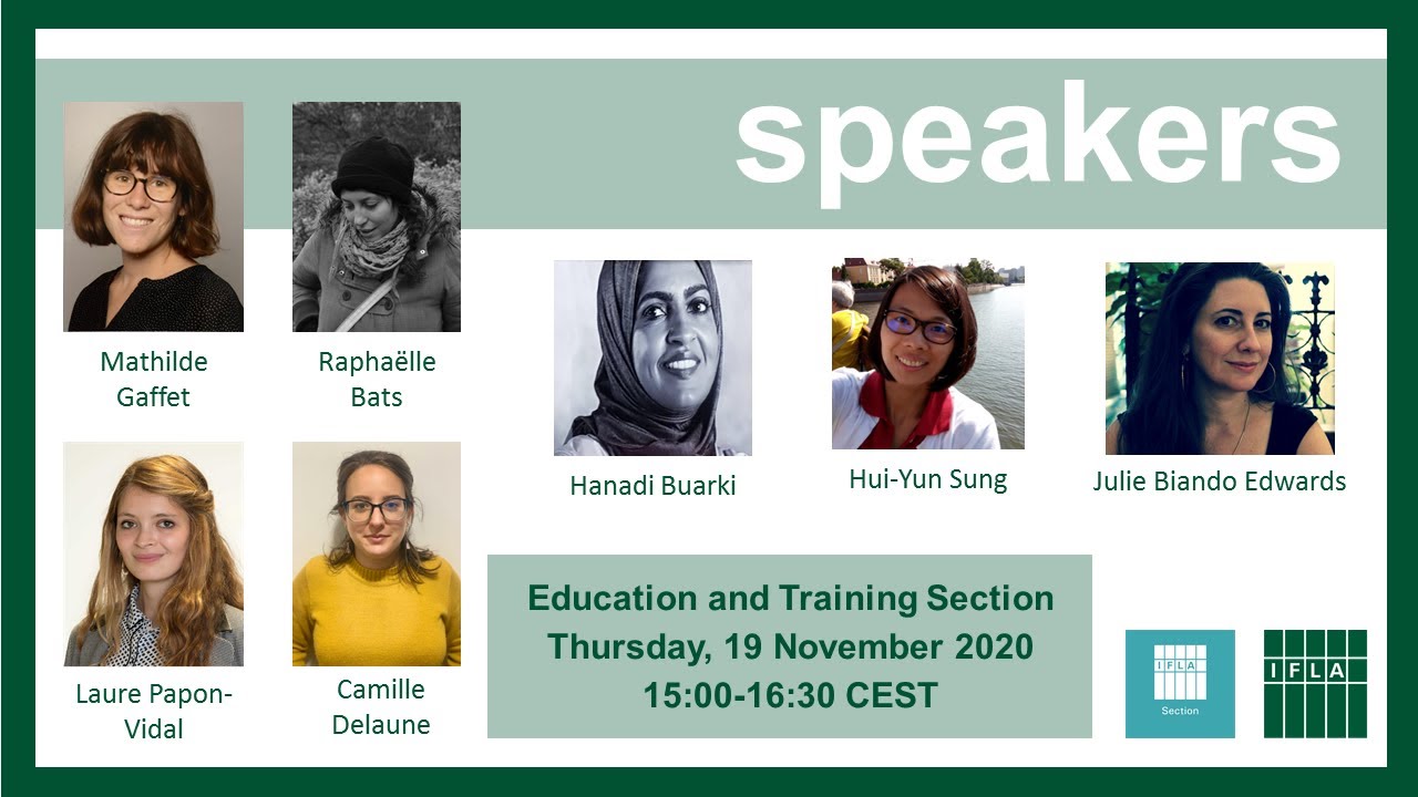 IFLA Section on Education and Training (SET) Webinar Day 1 - 19 November 2020