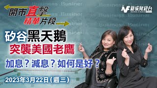 矽谷黑天鵝突襲美國老鷹｜加息壓通脹？減息防爆煲？鮑威爾如何是好？｜助您制定短炒策略｜掌握輪證出入時機｜2023-3-22 【開市直擊】精華片段｜胡孟青 魏美珍