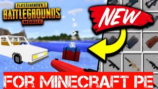 Pubg Mod For Minecraft Pe | How To Play Pubg Mobile On Minecraft | Minecraft me pubg kaise khele screenshot 2