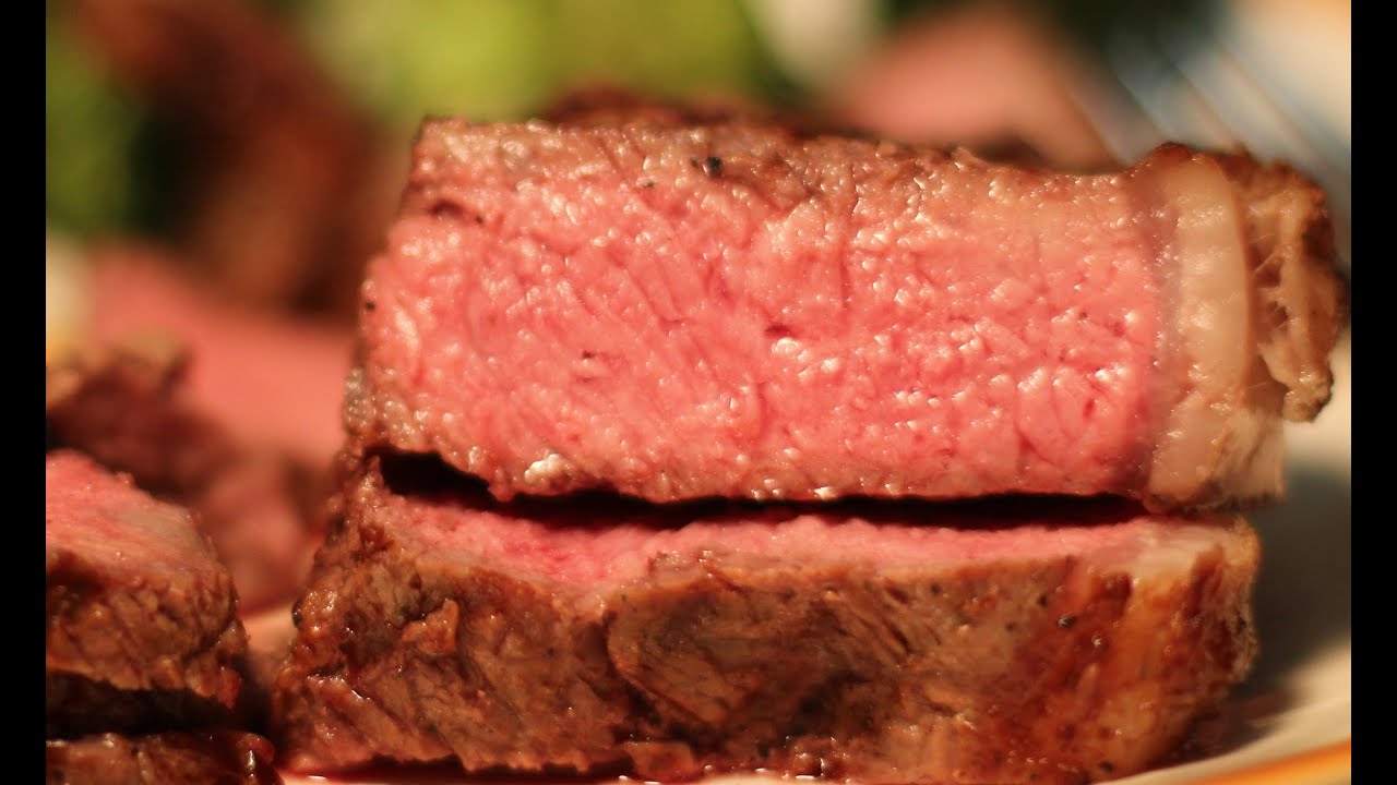 Farmhouse Beef Loin New York Steak n Broccoli on the Char Broil VR