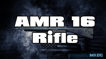 [Payday 2] Weapon Demonstration:  AMR 16 Rifle