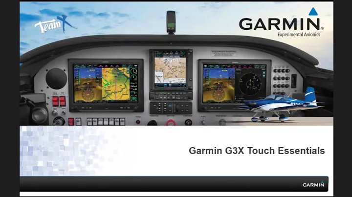 EAA Webinar- Garmin G3X Touch Essentials