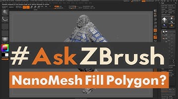 #AskZBrush - "How can I get NanoMeshes to fill the entire polygon?"