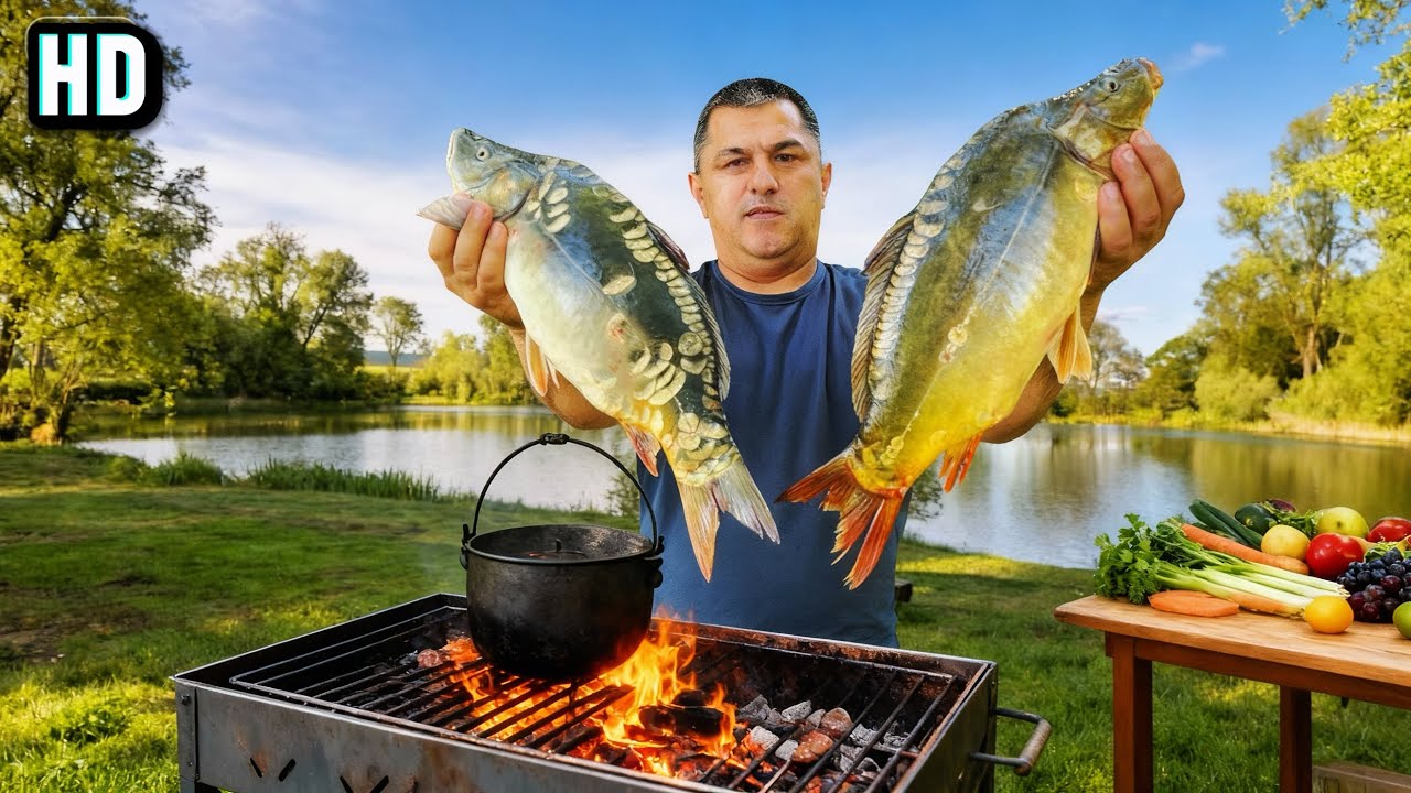 Как приготовить шашлык из рыбы? Карп на мангале рецепт.