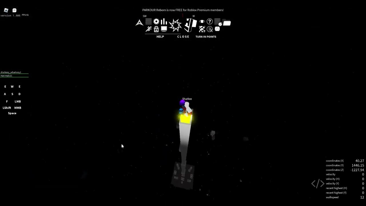 Local Wizard Sighting (Roblox PARKOUR)