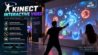 Kinect Wall Game V2 | Interactive Motion Tracking Experience
