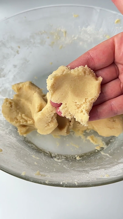 These 3 Ingredient Sugar Cookies are the BEST & EASIEST cookie to make 🤤 #shorts #viralshorts