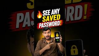 🔥 See Any Saved Password! 😳 #ChromeTips #PasswordManager #Shorts