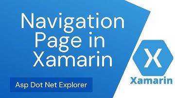 How to Navigate another page | Navigation Page and PushAsync in Xamarin Forms