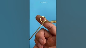 Mastering the Art of Handmade Brass Wire Keychains #mastercraft #brasswork #diy #handmade