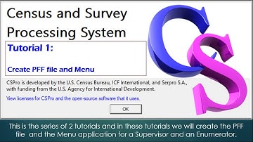 Tutorial 1: Create PFF and Menu Application