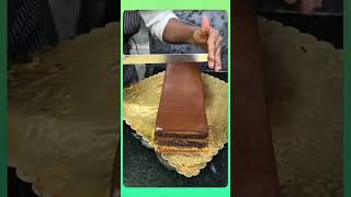 Spreading Chocolate On Several Parts Of The Cake For Extra Flavor And Decoration.