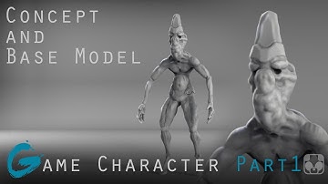 Zbrush Game Character Part 01 | Concept and base sculpt