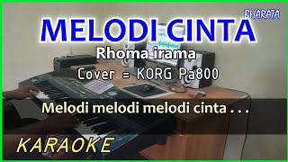 MELODI CINTA - Rhoma irama - KARAOKE - Cover Pa800