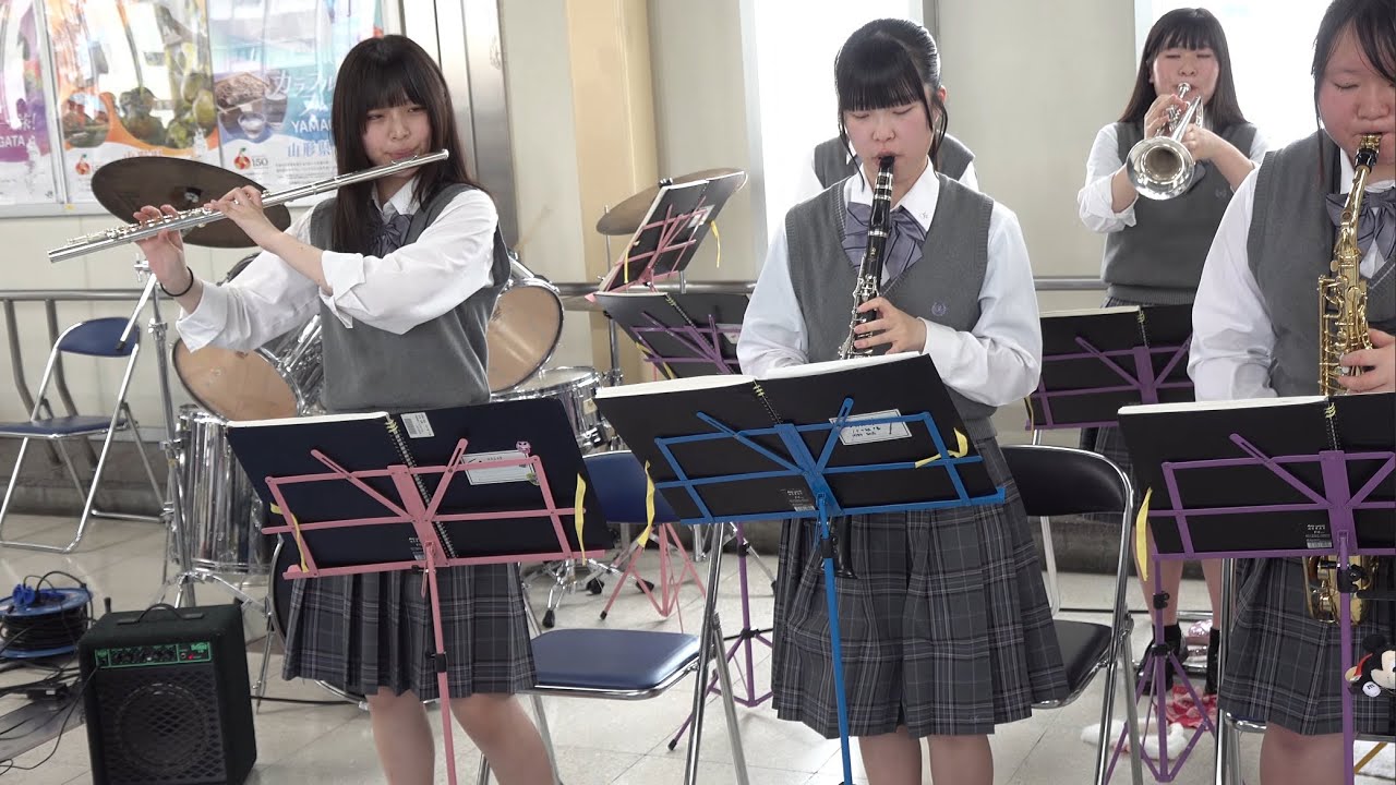 石岡第二高校 吹奏楽部「夏祭り」&「め組のひと」