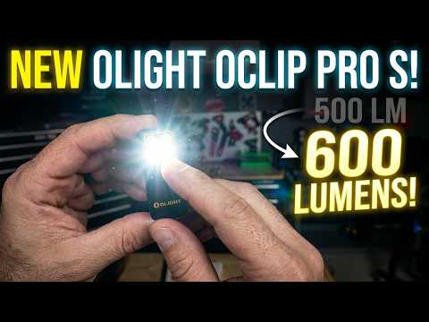 Olight's Brightest OClip Yet - Oclip Pro S 600 lumens!
