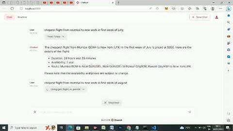LangChain Chainlit app implementation