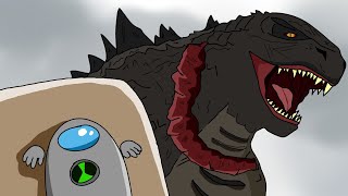 Godzilla in Among us Ben10 With Venom Ep 59  But Godzilla about to Die Animation