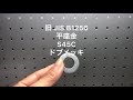 旧 JIS B 1256 平座金/ハイテンションワッシャー/S45C/ドブメッキ