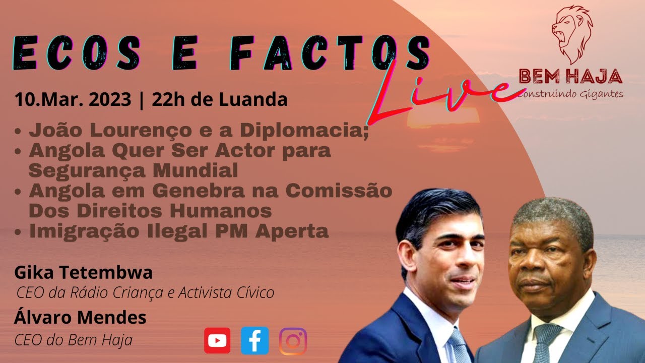 Ecos e Factos 10 Março 2023 YouTube