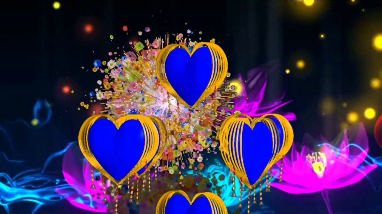 Download Heart Background Green Screen Frame Wedding Footage 3d Frame Background Marriage Videoa Youtube