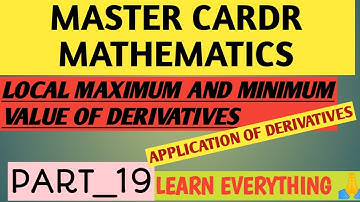 MASTER CADRE APPLICATION OF DERIVATIVES MINIMUM AND MAXIMUM VALUE PART_19