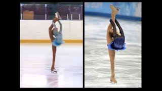 Veronika Zhilina vs. Yulia Lipnitskaya Candle Spin Resimi