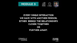 Information Building Relationships Series (Scaling Culture Masterclass) Guide