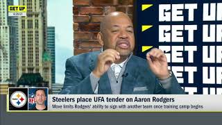 Michael Wilbon Reacts to the Steelers' UFA Tender: "Aaron Rodgers Doesn't Matter"