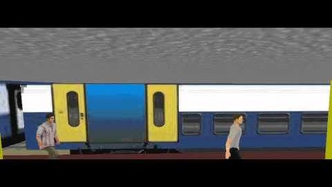 3D Rail and Passenger / Pedestrian Simulation with SimWalk Transport