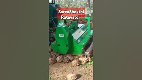 SarvaShakthi Rotavator company making mulcher also. WATCH performance video