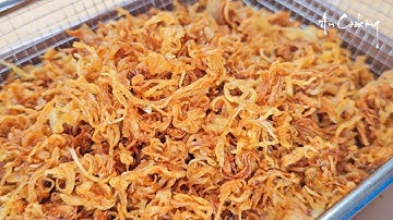 Cách làm HÀNH PHI giòn rụm rất thơm ngon. How to make fried SHALLOTS Crispy