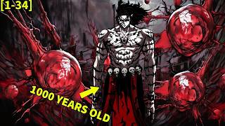 [1–34] 1000 Years of Training With Cursed Runes… His Revenge Begins! | Manhwa Recap