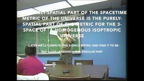 Cosmological FRW metric: inserting the spatial part, after calculation for HomogeousCurvature