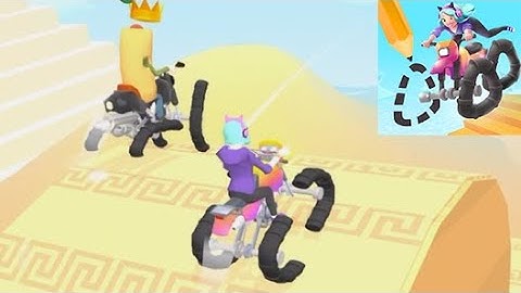 Scribble Rider - Gameplay Walkthrough Levels 1-20 (Android,iOS)