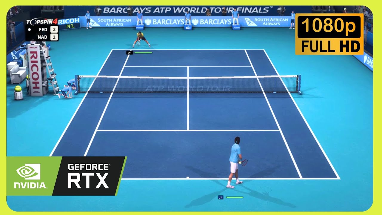 Top Spin 4 - FEDERER vs NADAL - PC Gameplay [60FPS]