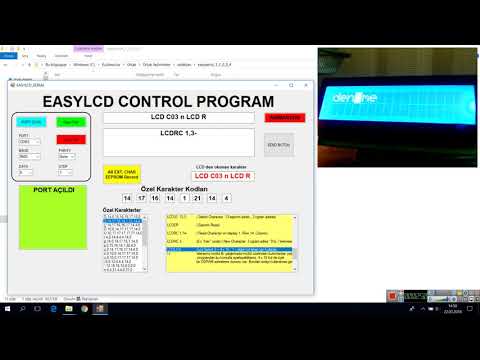 EASYLCD için yapılmış, vb2010 seri haberleşme programı.