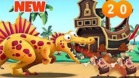 Dino Bash 2 episode 20 (NEW DINO SPINO IS INSANE!!!!)