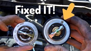 How to Replace the Thermostat on a 6.7 Dodge Cummins Truck that Won't Warm Up and overheats