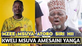 MZEE MSUVA: MSUVA AMERUDI MAHALA SAHIHI/NIMEFURAHI/ATATAMBULISHWA MWAKA MPYA/WENGINE HAMNA