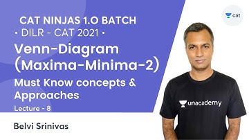 CAT Ninjas 1.O L8 | Venn-Diagram (Maxima-Minima-2) | Must Know concepts & Approaches l CAT 2021